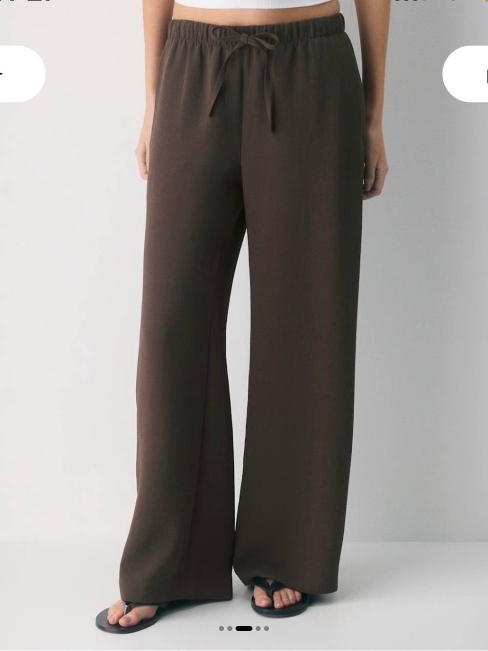 Aritzia The Lodge Pants rich mocha brown